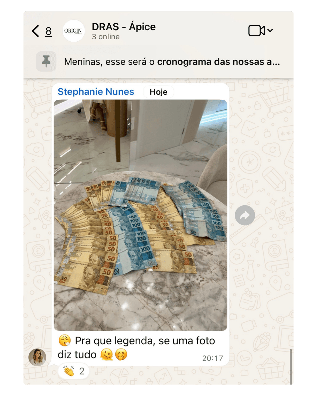 Feedback de aluna 1